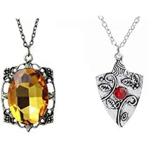 Winssi 2 Pcs Bonnie Bennett Necklace Set The Vampire Diaries Necklace for Fans Cosplay Costume Jewelry Winssi 2 Pcs Bonnie Bennett Necklace Set The Vampire Diaries Necklace for Fans Cosplay Costume Jewelry