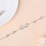 S925 Sterling Silver Bracelets for Women and Teen Girls Infinity Heart Jewelry Gift for Lovers