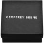 Geoffrey Beene Mens Braided Genuine Leather Bracelet with Stainless Steel Magnetic Closure