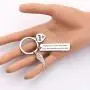 AKTAP Mom Dad Memorial Keychain Gift Those We Love Dont Go Away They Walk Beside Us Everyday Loss Brother Son Jewelry Angel Wing in Memory of Grandpa