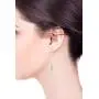 Women’s 14k Gold Filled Hand Wrapped Amazonite Gemstone Long Wire Threader Earrings