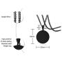 XUANPAI Stainless Steel to My Son Love Dad Courage Inpsirational Round Pendant, Birthday Gifts to Son,Son Necklace from Dad,Love Son Gift