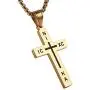 HZMAN Stainless Steel Russian Orthodox Cross Pendant Necklace for Men Women, NIKA, ICXC HZMAN Stainless Steel Russian Orthodox Cross Pendant Necklace for Men Women, NIKA, ICXC