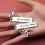 EIGSO Hes My Lobster Shes My Lobster Couple Keychain TV Show Gift Wedding Gift for Couples Friends Lobster Lover Gift