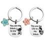 MAOFAED Best Friend Keychain Friendship Gift Cartoon Lover Gift Birthday Gift Friendship Keychain Gift for BFF