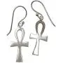 Tisoro 925 Solid Sterling Silver Big Ankh Cross Dangling Earrings, Large Egyptian Dangle Gothic Tisoro 925 Solid Sterling Silver Big Ankh Cross Dangling Earrings, Large Egyptian Dangle Gothic