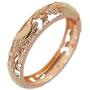 UJOY Colors Cloisonne Bracelet Handcraft Jewelry Enamel Bird Spring Hinge Women Girls Bangle Birthday Gifts Box 55C49