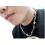 Eyraevor Men Women Gothic Choker Necklace Punk Rock Hip Hop Necklace Chain