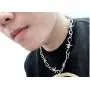Eyraevor Men Women Gothic Choker Necklace Punk Rock Hip Hop Necklace Chain Eyraevor Men Women Gothic Choker Necklace Punk Rock Hip Hop Necklace Chain
