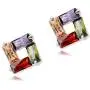 Crystalline Azuria Colorful Zirconia Crystals Rhombus Jewellery Set Pendant Necklace 18'' Earrings 18 ct White Gold Plated Black and Whte Jewelry Set for Women Crystalline Azuria Colorful Zirconia Crystals Rhombus Jewellery Set Pendant Necklace 18'' Earrings 18 ct White Gold Plated Black and Whte Jewelry Set for Women