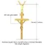 U7 Boys Girls Crucifix Cross Necklace Platinum/Stainless/18K Gold Plated Polished/Vintage/CZ/St Benedict Medal Cross Crucifix Pendant with Chain U7 Boys Girls Crucifix Cross Necklace Platinum/Stainless/18K Gold Plated Polished/Vintage/CZ/St Benedict Medal Cross Crucifix Pendant with Chain