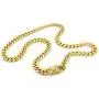 Bling Bling NY Solid 14k Yellow Gold Finish Stainless Steel 10mm Thick Miami Cuban Link Chain Box Clasp Lock Bling Bling NY Solid 14k Yellow Gold Finish Stainless Steel 10mm Thick Miami Cuban Link Chain Box Clasp Lock
