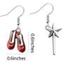 Sweet Home Bracelet Movies Inspired Bracelet There is No Place Like Home Red Enamel Shoes Charm