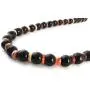 Masha Sterling Silver Necklace Black Onyx, Spiny Oyster, Made in USA - Exclusive Southwestern Handmade Jewelry, 18'' in Length