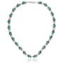 Gem Stone King 18 Inch Simulated Turquoise Howlite and Cultured Freshwater Pearl and Spacers Necklace + Earrings