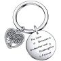 De&ai Godmother Goddaughter, Jewelry The Love Between a Godmother and Goddaughter is Forever Keychain, Aunt Niece Gift