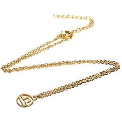 Fashion Stainless Steel 12 Constellations Pendant Necklace, Rolo Chain 16+2