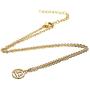 Fashion Stainless Steel 12 Constellations Pendant Necklace, Rolo Chain 16+2