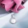 Molah Sterling Silver 10.5-11mm Genuine Cultured Freshwater Pearl Cubic Zirconia Pendant Necklace 16''+2'' Extension