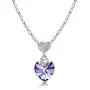 RIMAYZI Platinum-Plated Forever Love 3 Heart Crystals Necklace for Women Girl Pendant with Elegant Box Dainty Anniversary Jewelry Valentines Day Gifts for her