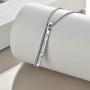 ONEFINITY Best Friend Sister Necklaces Gifts for Sister Sterling Silver Friendship Bar Necklace Friend Birthday Gifts for Sister Friends