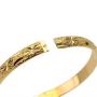 LAVI 18k Gold Plated Stackable Bangle Stainless Steel Open Cuff Bracelets for Women Jewelry,2.6''