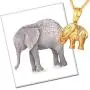 Lucky Elephant Pendant 18k Gold Plated/Platinum Plated Rhinestone Crystal Necklace Lucky Elephant Pendant 18k Gold Plated/Platinum Plated Rhinestone Crystal Necklace