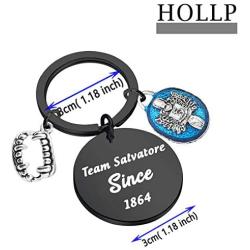 HOLLP The Originals Jewelry Salvatore Stefan Fans Gift Team Salvatore Stefan Since 1864 Keychain Gift for TV Fans