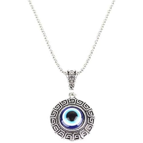 RagBear Evil Eye Charm Greece Blue Necklace Meaning Jewelry from Israel Greek