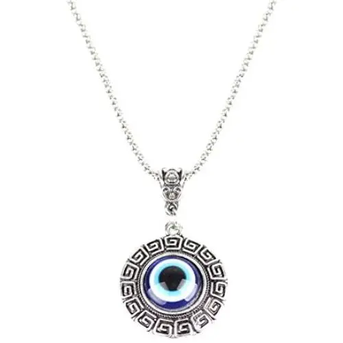 RagBear Evil Eye Charm Greece Blue Necklace Meaning Jewelry from Israel Greek RagBear Evil Eye Charm Greece Blue Necklace Meaning Jewelry from Israel Greek