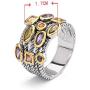 UNY Ring Beautiful Multi CZ Twisted Cable Wire Designer Fashion Brand Vintage Love Antique Womens Jewelry