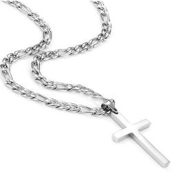 Oumi Necklace for Men - Stainless Steel Silver/Gold/Black Pendant Necklace Jewelry Gifts…