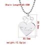 TAGOMEI Stainless Steel Pendant Necklace Round Strand Chains Necklace for Popular Young Singer Fans Gifts