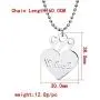 TAGOMEI Stainless Steel Pendant Necklace Round Strand Chains Necklace for Popular Young Singer Fans Gifts TAGOMEI Stainless Steel Pendant Necklace Round Strand Chains Necklace for Popular Young Singer Fans Gifts
