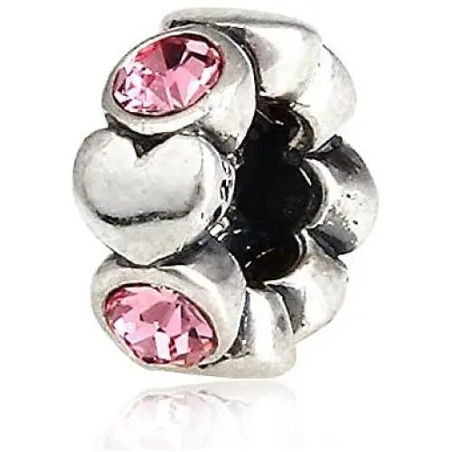 Everbling Love Heart Birthday Birthstone 925 Sterling Silver Bead Fits European Charm Bracelet Everbling Love Heart Birthday Birthstone 925 Sterling Silver Bead Fits European Charm Bracelet