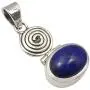 SilverStarJewel 925 Pure Silver Lapis Lazuli Pendant 1.5'' Fashion Wholesale SilverStarJewel 925 Pure Silver Lapis Lazuli Pendant 1.5'' Fashion Wholesale