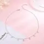 S925 Sterling Silver Stars Choker Short Necklace for Women Jewelry