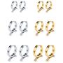 6 Pairs Stainless Steel Hoop Earrings Set For Women Men-Small Round Hoop Earrings Set, Hypoallergenic Endless Huggie Hoop Earrings For Cartilage Piercings