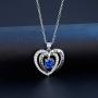 Samity Heart Necklace for Women I Love You to The Moon and Back Necklace Jewelry for Girls Wife Daughter