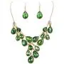 EVER FAITH Womens Austrian Crystal Bridal Waterdrop On The Branch Necklace Earrings Set EVER FAITH Womens Austrian Crystal Bridal Waterdrop On The Branch Necklace Earrings Set