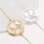 MIXIA Vintage Round Origami World Map Necklace Women Geometric Earth Globe Map Necklace Circle Pendants Choker Jewelry 18''