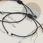 Howoo Pinky Promise Handmade Bracelets with Meaningful Charms Ready Gift for Best Friends Women Men Jewelry Gifts
