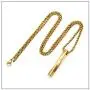 Heavstjer Fashion Stainless Steel Twisted Bar Pendant Stick Necklace,22inches Link Chain Heavstjer Fashion Stainless Steel Twisted Bar Pendant Stick Necklace,22inches Link Chain