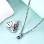 Rnivida Urn Necklace for Ashes, Forever in My Heart Cremation Jewelry for Ashes Necklace Jewelry Gifts for Memorial Ash Holder Rnivida Urn Necklace for Ashes, Forever in My Heart Cremation Jewelry for Ashes Necklace Jewelry Gifts for Memorial Ash Holder