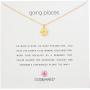 Dogeared ''Going Places'' Compass Disc Chain Necklace