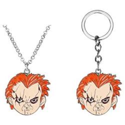 Winssi Childs Play Curse of Chucky Necklace for Fans Cosplay Costume Jewelry