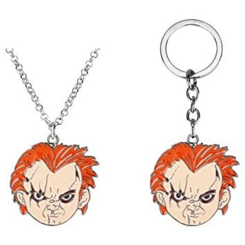 Winssi Childs Play Curse of Chucky Necklace for Fans Cosplay Costume Jewelry