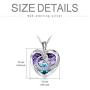 TOUPOP Mothers Day Gifts from Daughters Sterling Silver Moon and Star Pendant Necklace with Heart Crystal Jewelry Gifts for Women Mom Mother Friend Teen Girls Birthday