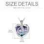 TOUPOP Mothers Day Gifts from Daughters Sterling Silver Moon and Star Pendant Necklace with Heart Crystal Jewelry Gifts for Women Mom Mother Friend Teen Girls Birthday