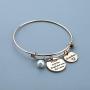 WUSUANED Memorial Jewelry I Used to Be His/Her Angel Bracelet in Memory of Loved One Grandpa Grandma Sympathy Gift